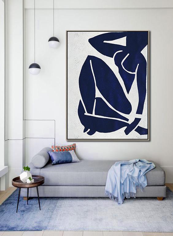 Navy Blue Nude Art #NV273B - Click Image to Close